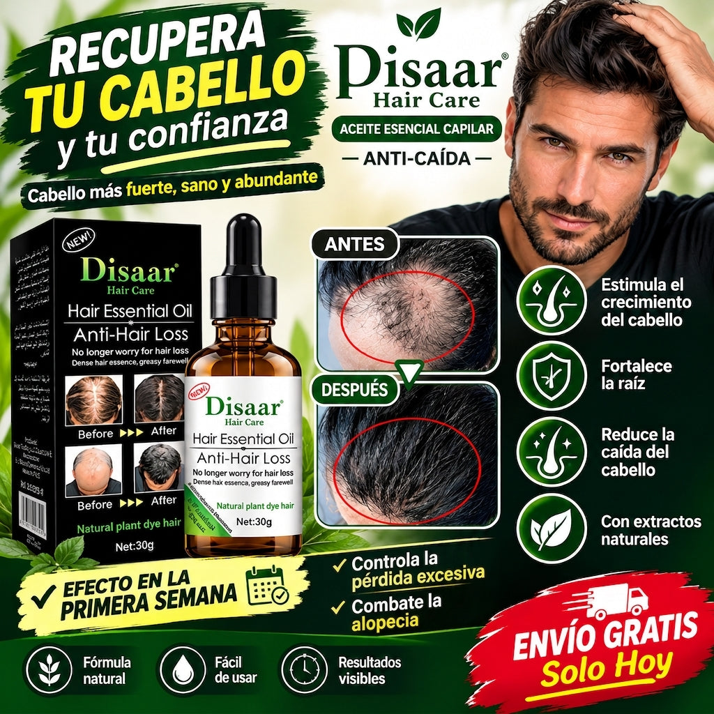🔥 ¡RECUPERA TU  CABELLO!